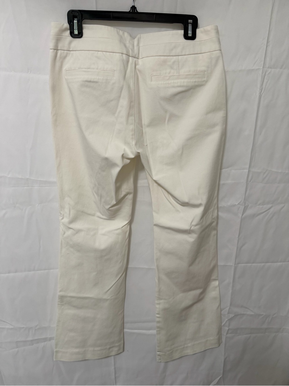 ecru White Boot-Cut Stretch Pant - Picture 6 of 6